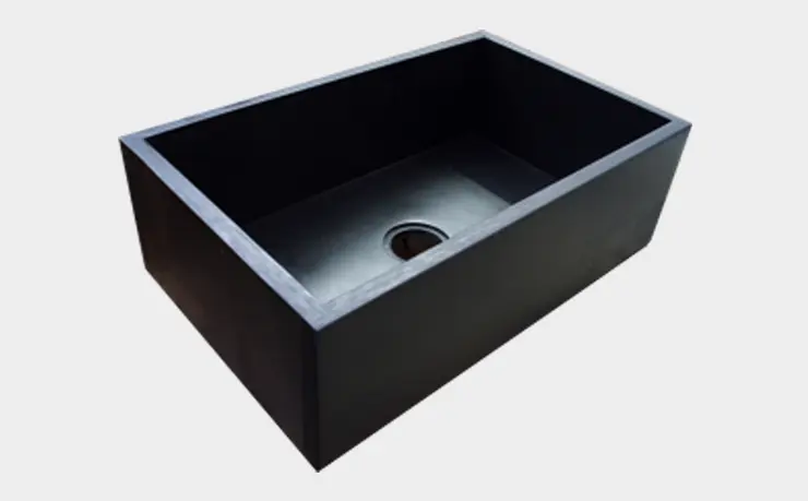 Custom VALONGO BLACK™ Slate sink