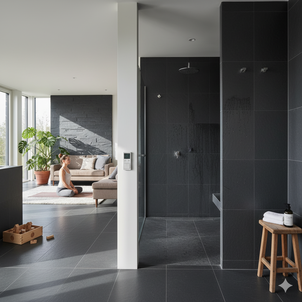 Wellness by Design: How VALONGO BLACK™ Slate Supports Healthier Interiors