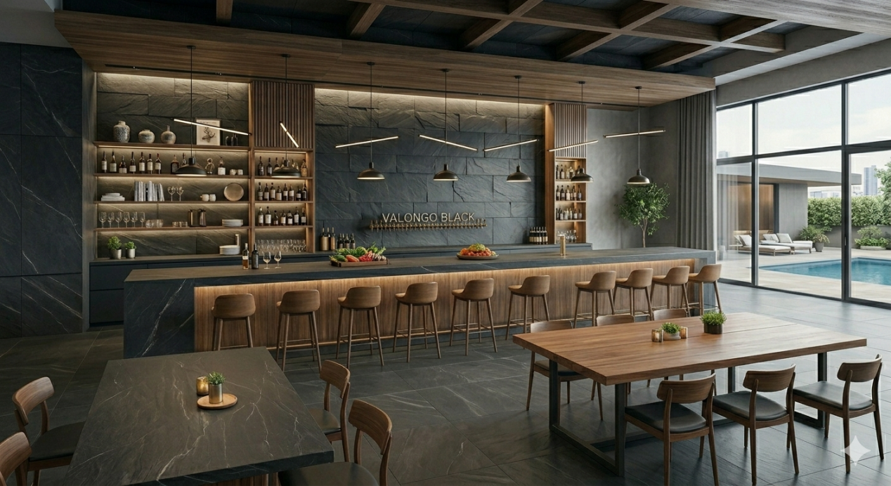 Elevating Architecture: The Versatile Applications of VALONGO BLACK™ Slate