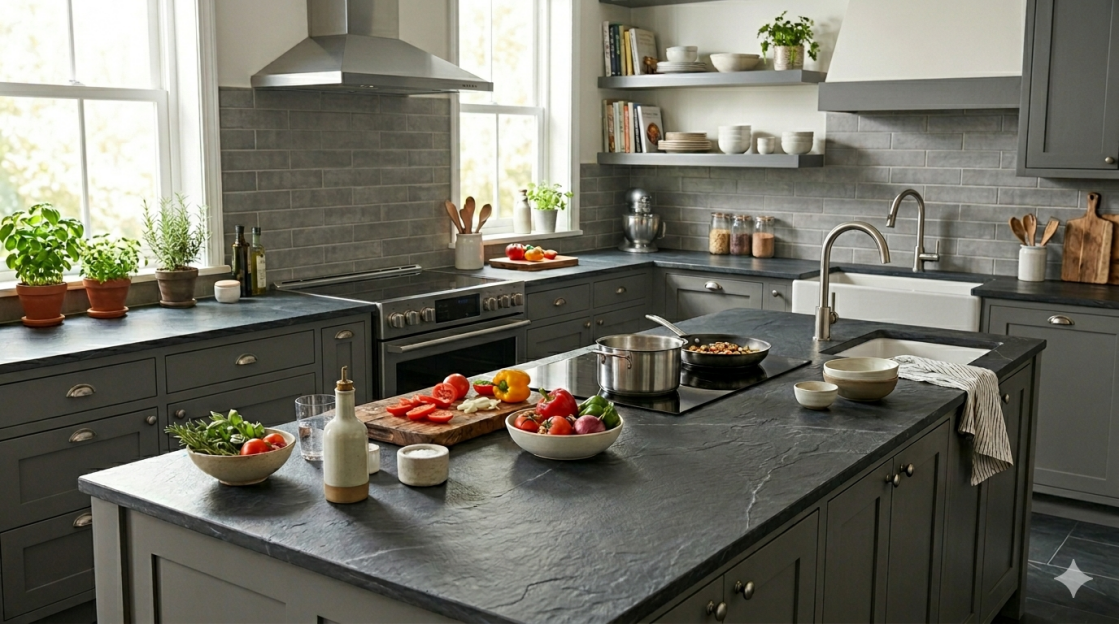 The Ultimate Guide to Slate Tile and Custom Countertop Installation